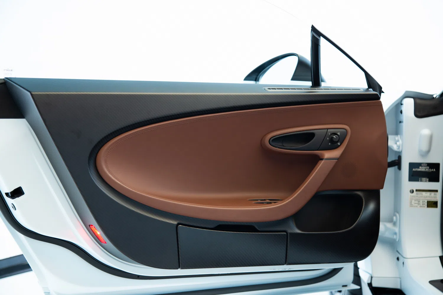 2021 Bugatti Chiron Sport interior, door panel