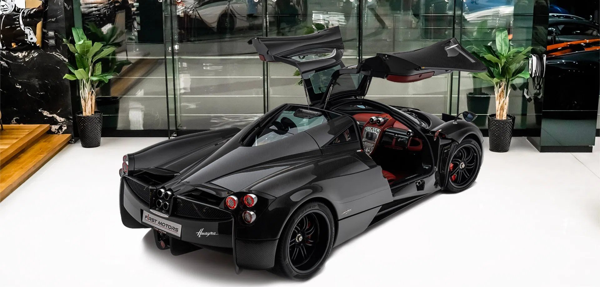 2014 Pagani Huayra Carbon Edition for sale, exterior, Fully exposed black carbon fiber