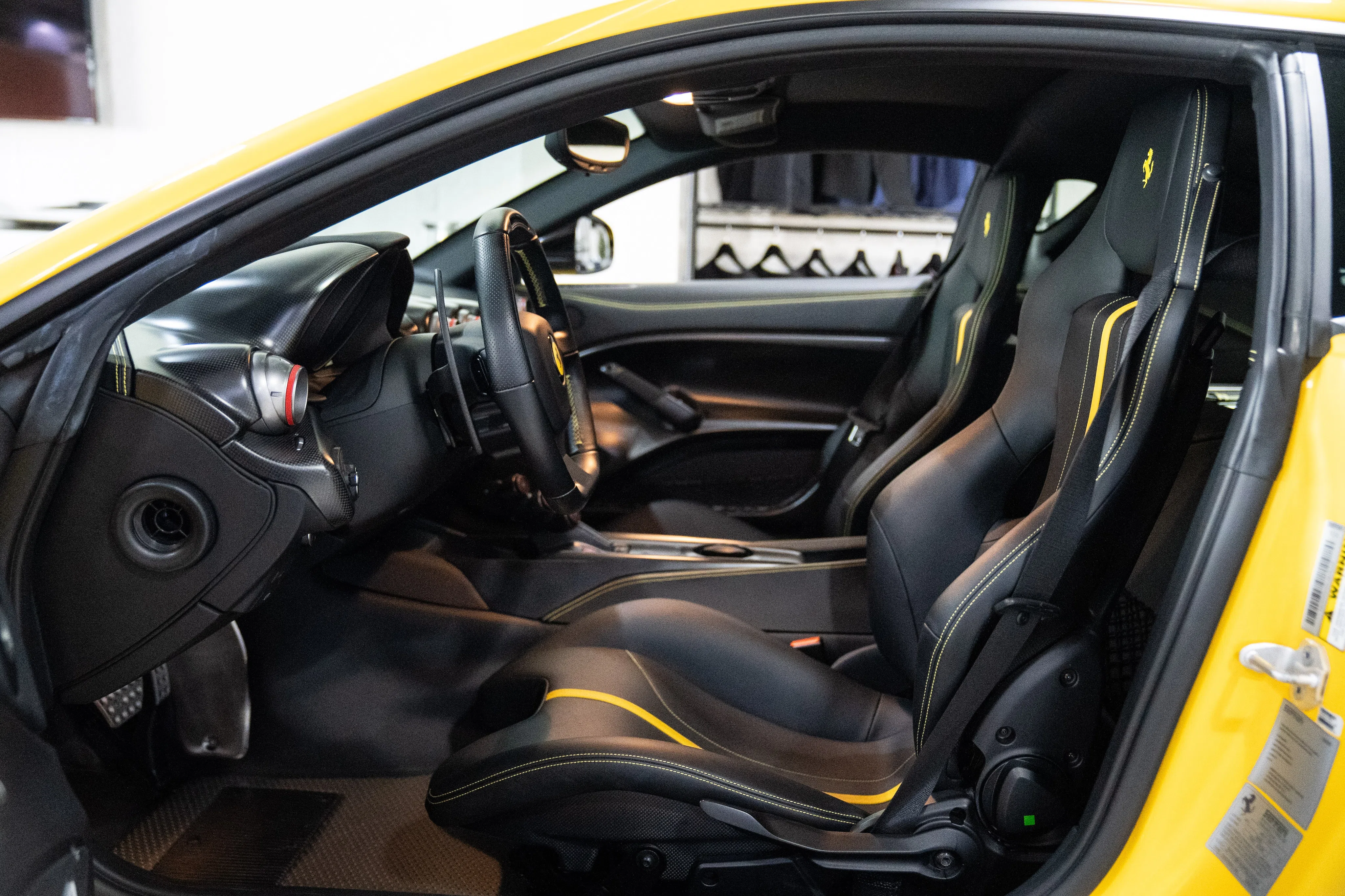 2017 Ferrari F12tdf interior, seats