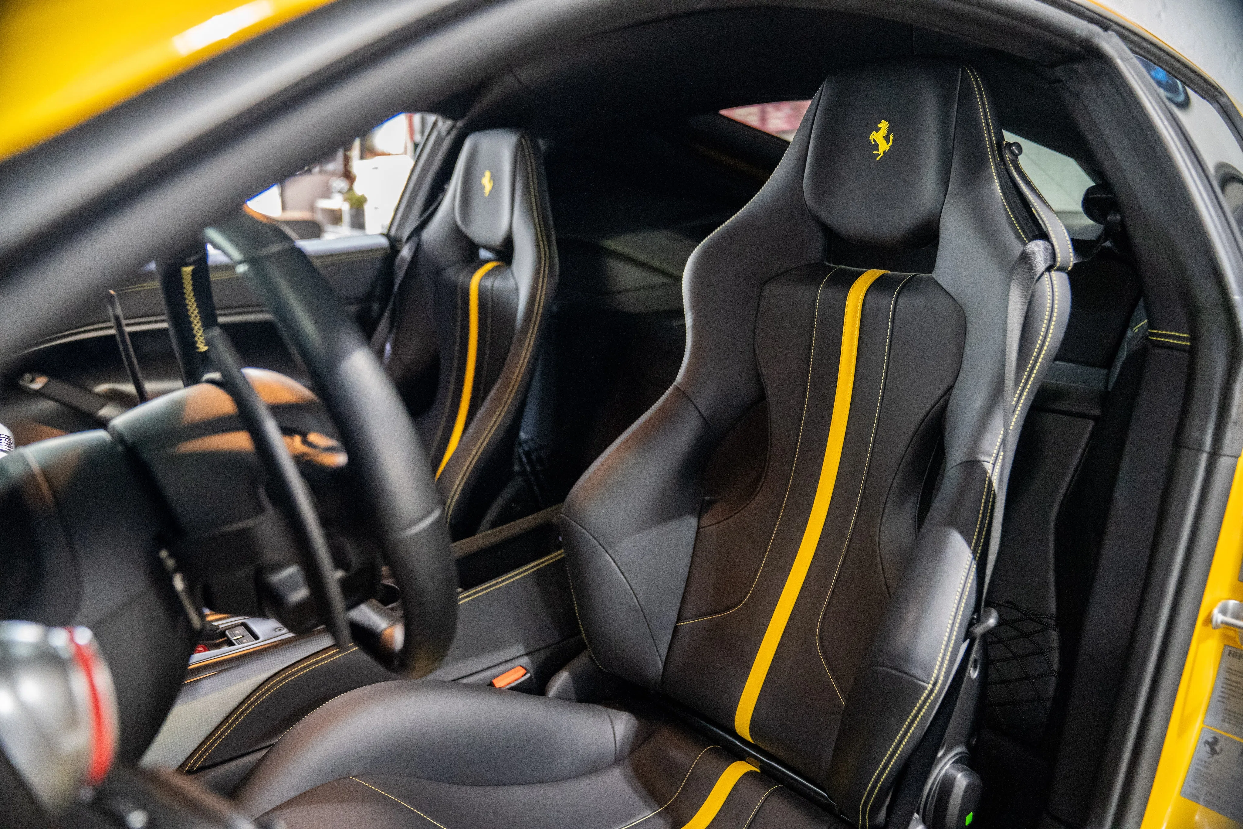 2017 Ferrari F12tdf interior, seats