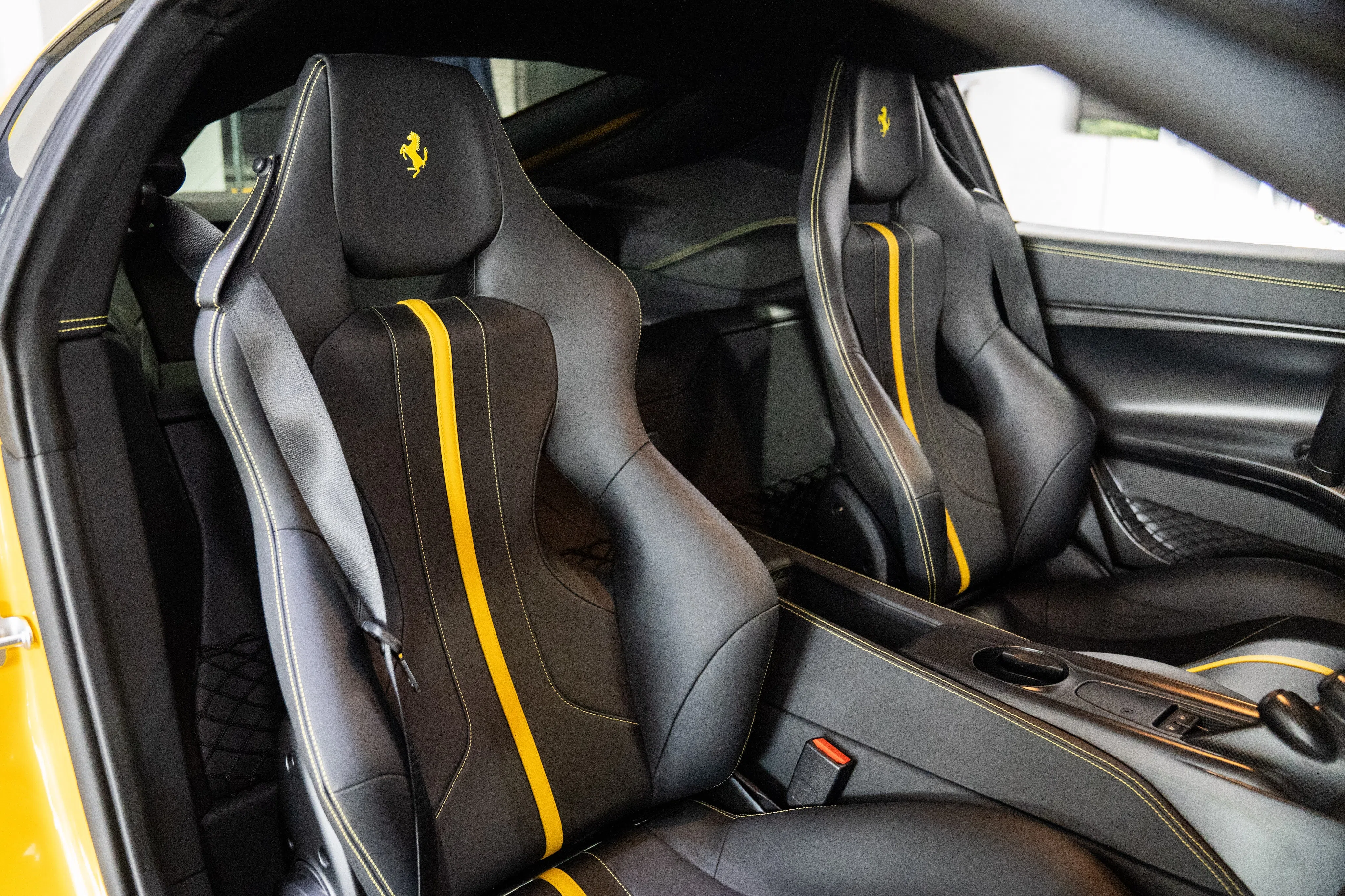2017 Ferrari F12tdf interior, seats