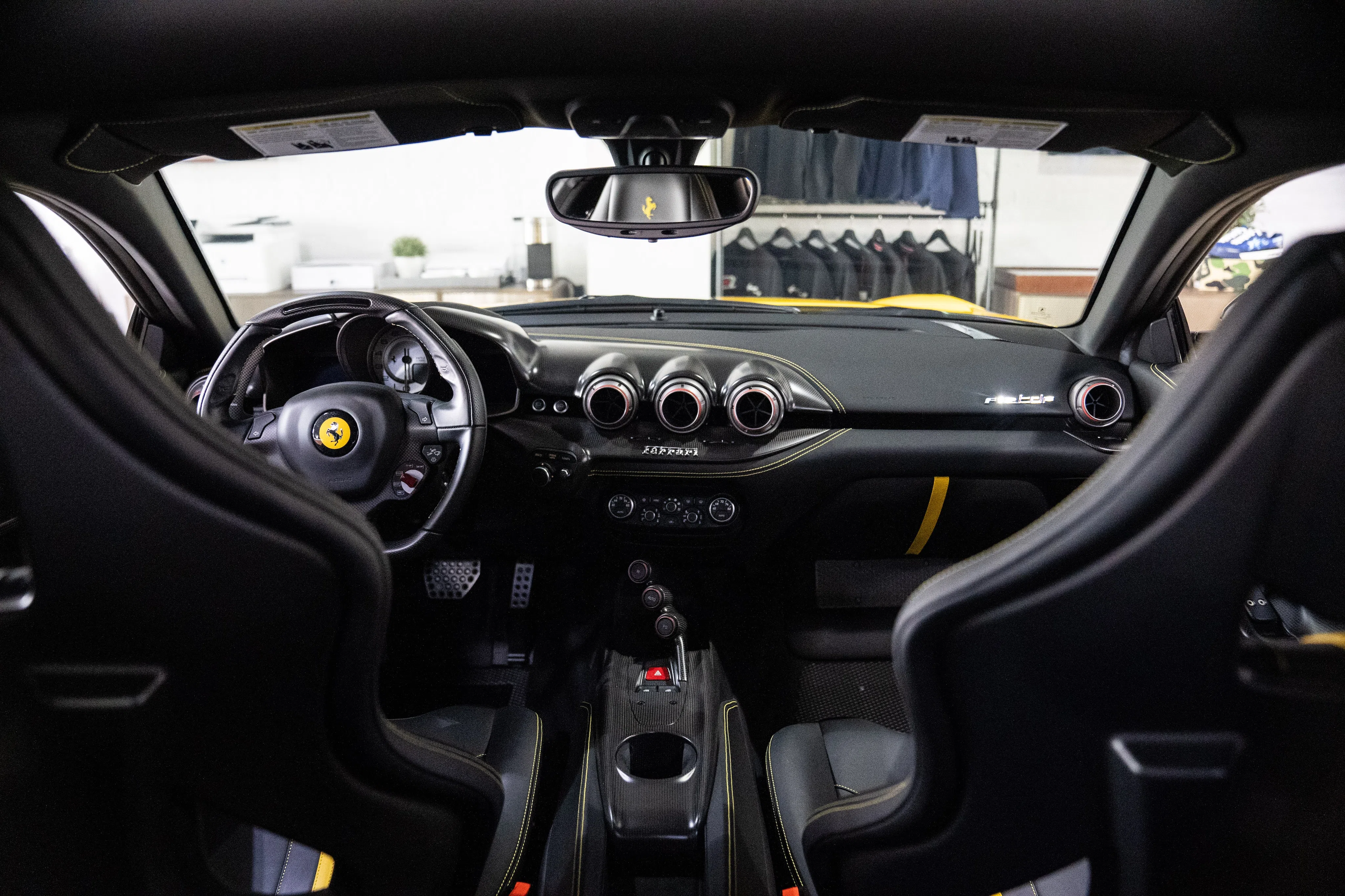 2017 Ferrari F12tdf interior, dashboard