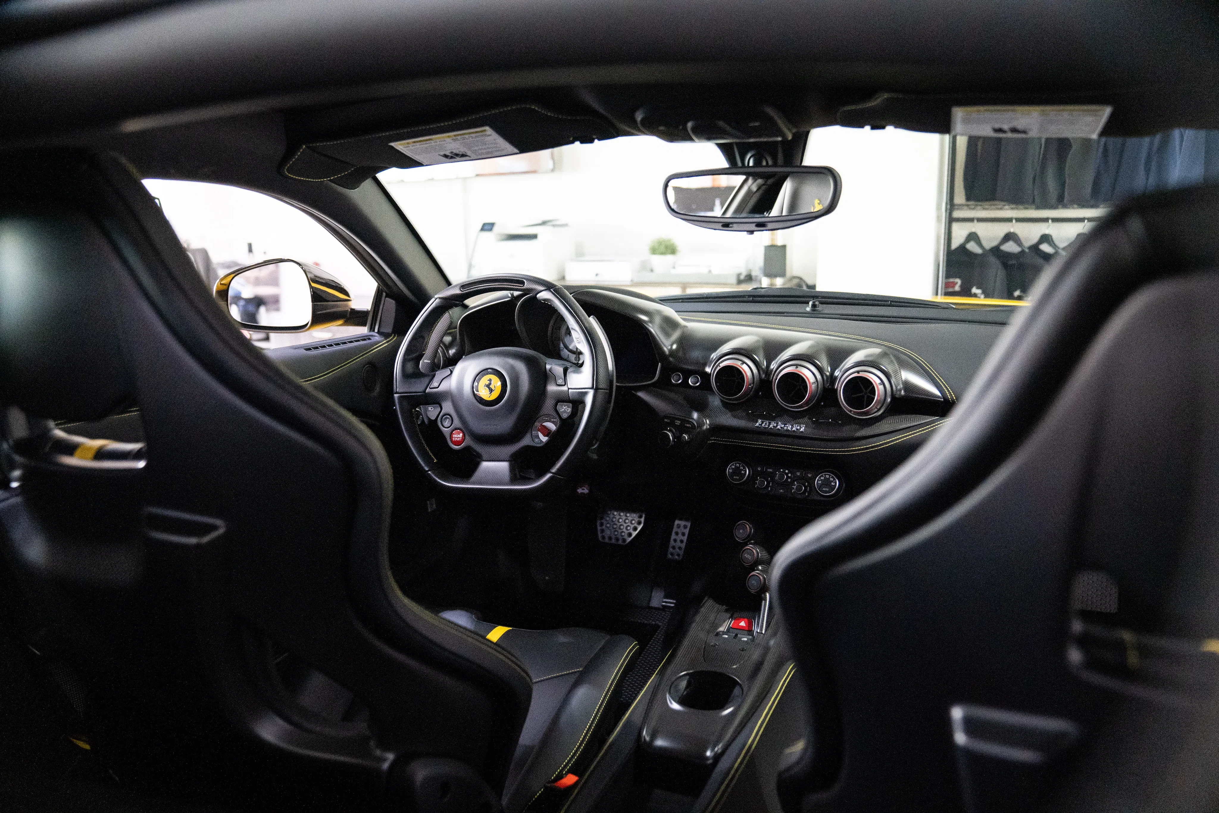 2017 Ferrari F12tdf interior, dashboard