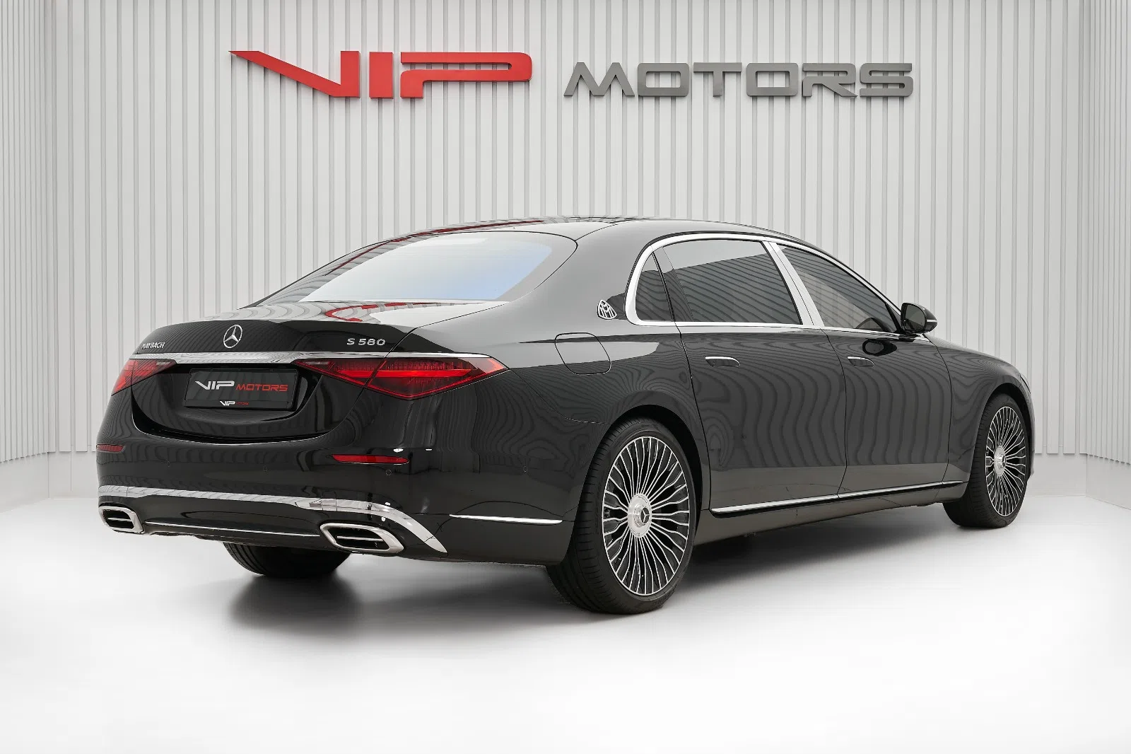 2022 Mercedes-Maybach S 580, rear three-quarter view