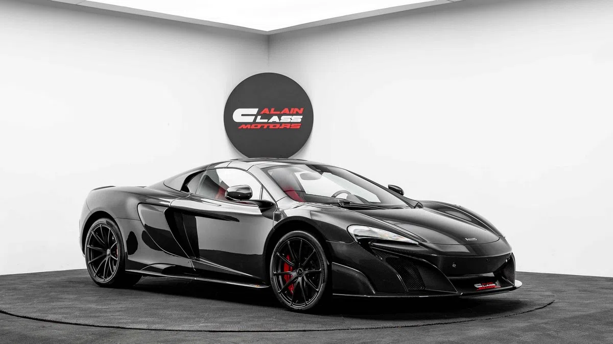 2017 McLaren 675LT Spider for sale, exterior, Exposed Carbon Fiber