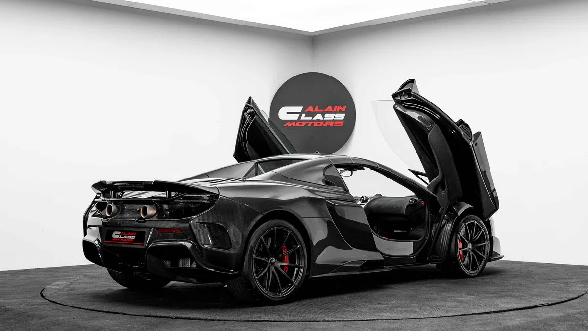 2017 McLaren 675LT Spider for sale, exterior, Exposed Carbon Fiber