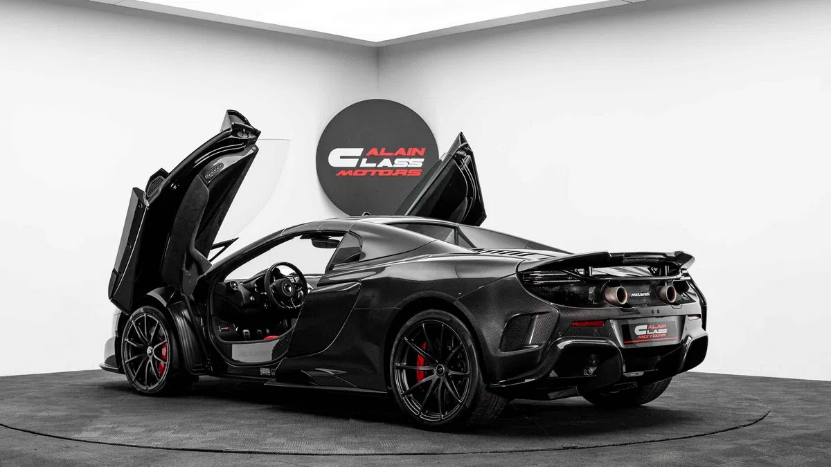 2017 McLaren 675LT Spider for sale, exterior, Exposed Carbon Fiber