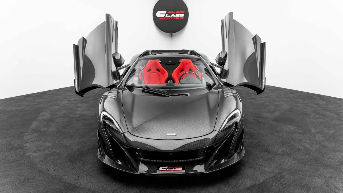 2017 McLaren 675LT Spider for sale, exterior, Exposed Carbon Fiber