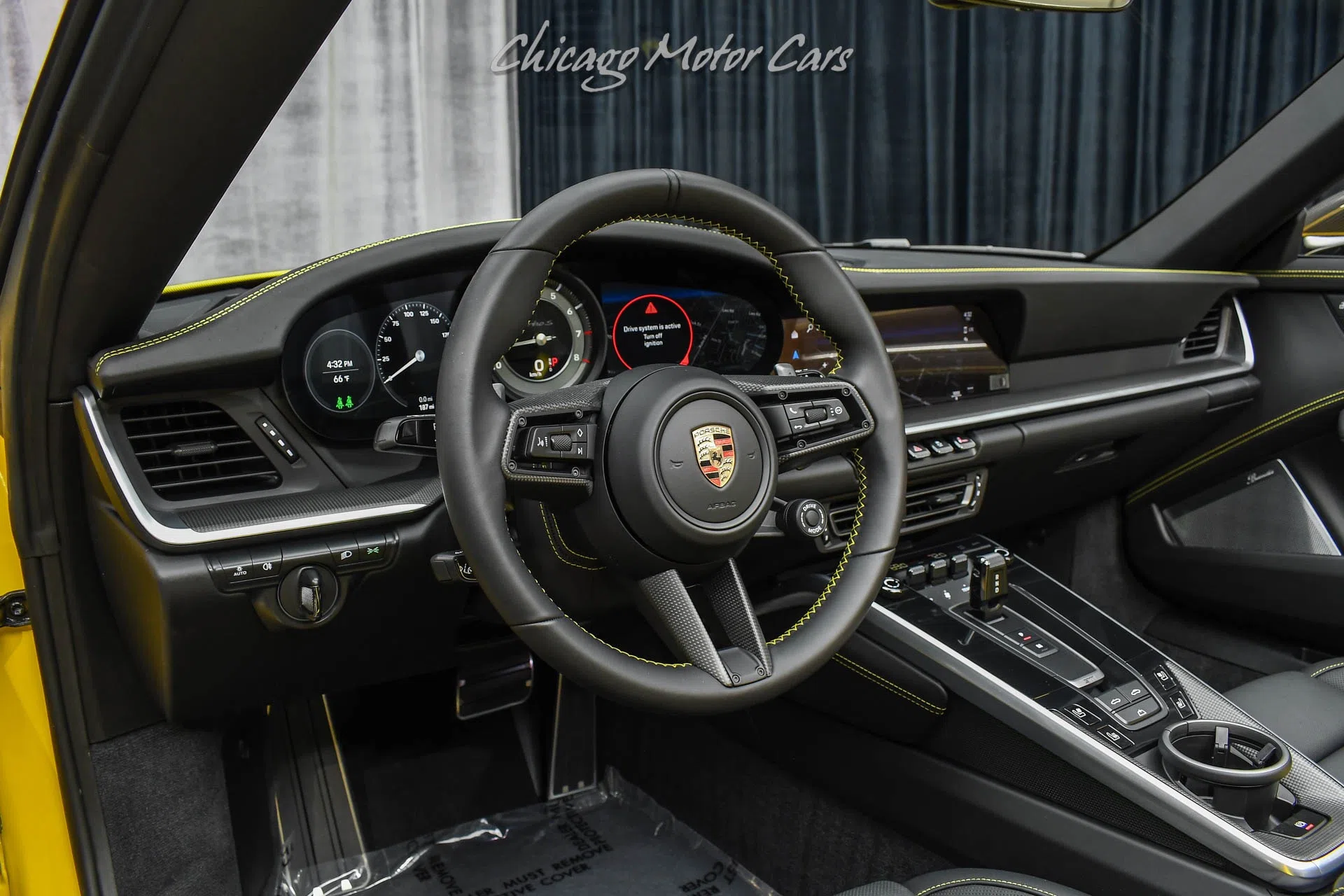 2023 Porsche 911 Turbo S Cabriolet interior