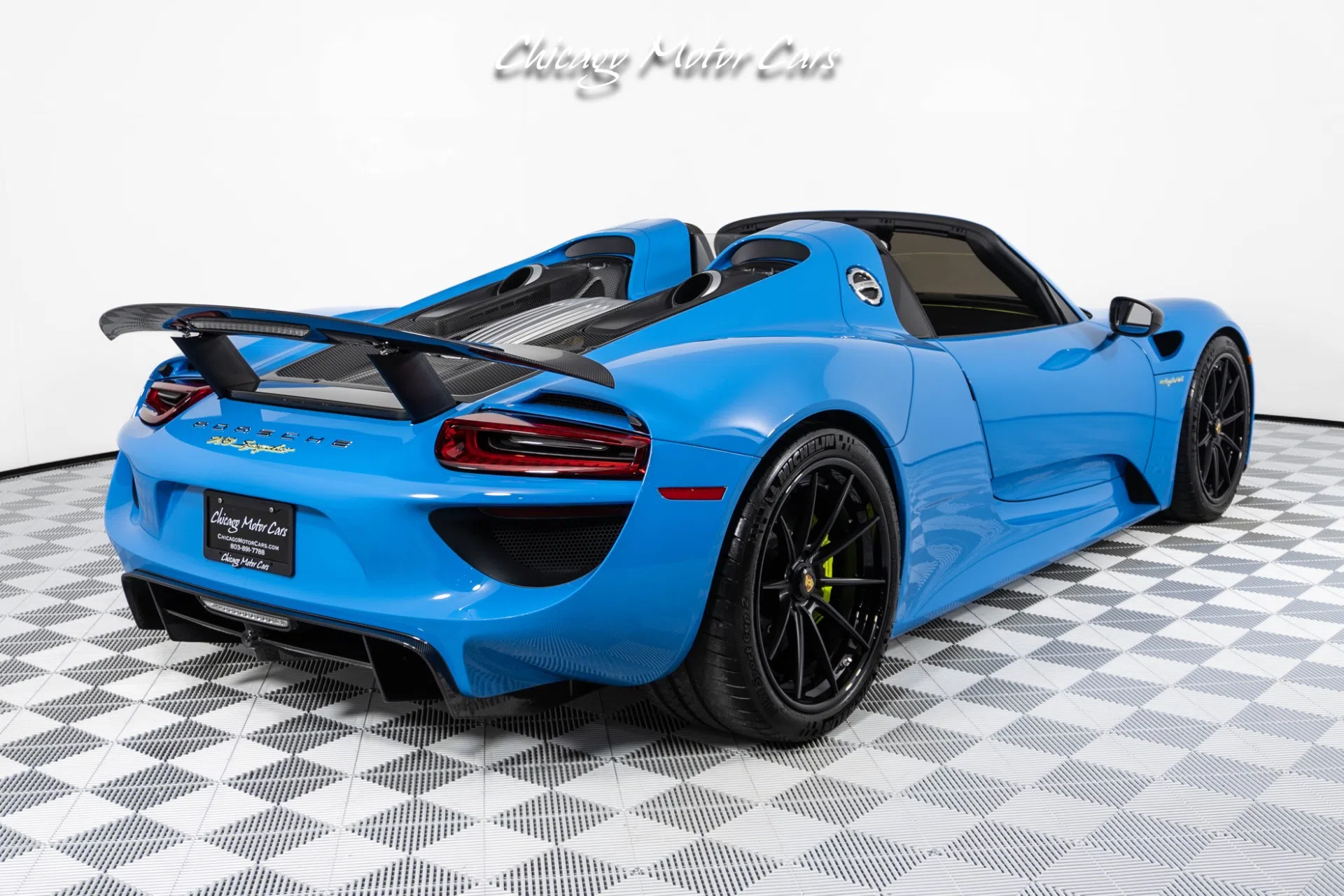 2015 Porsche 918 Spyder for sale, exterior, PTS Mexico Blue