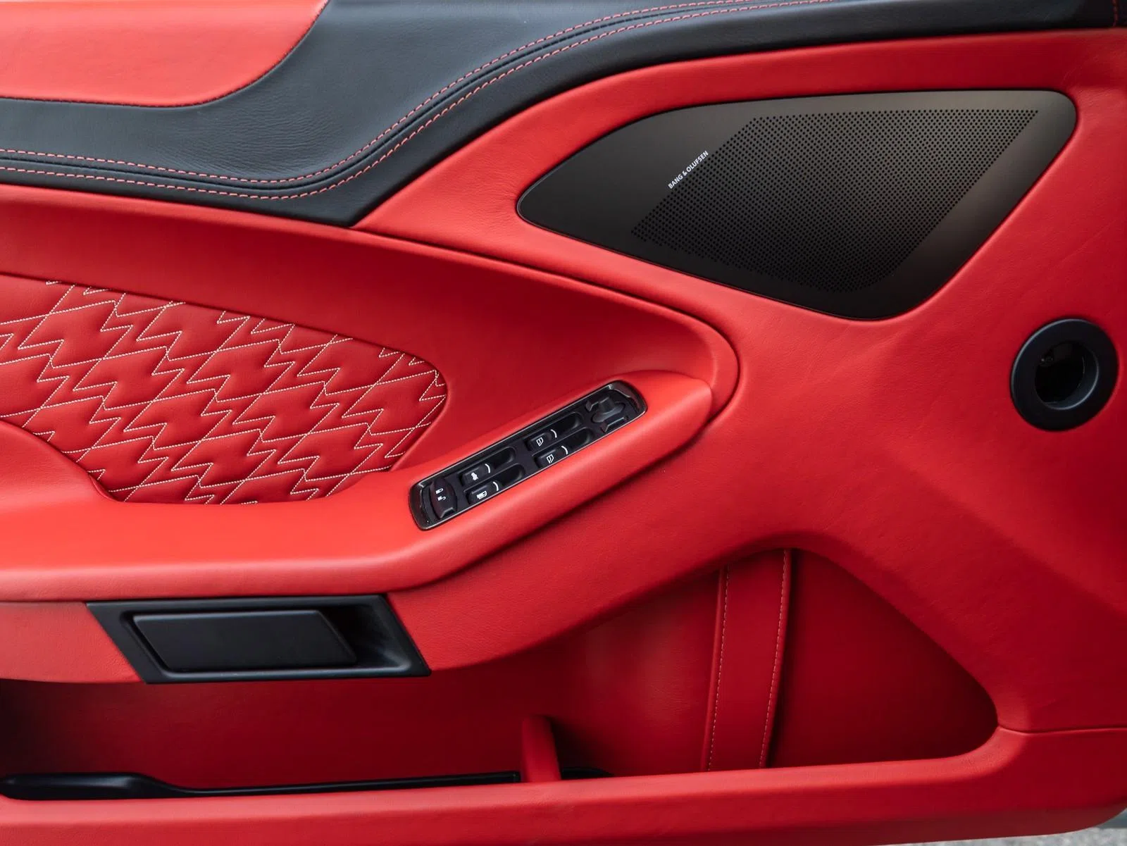 2019 Aston Martin Vanquish Zagato interior, Spicy Red