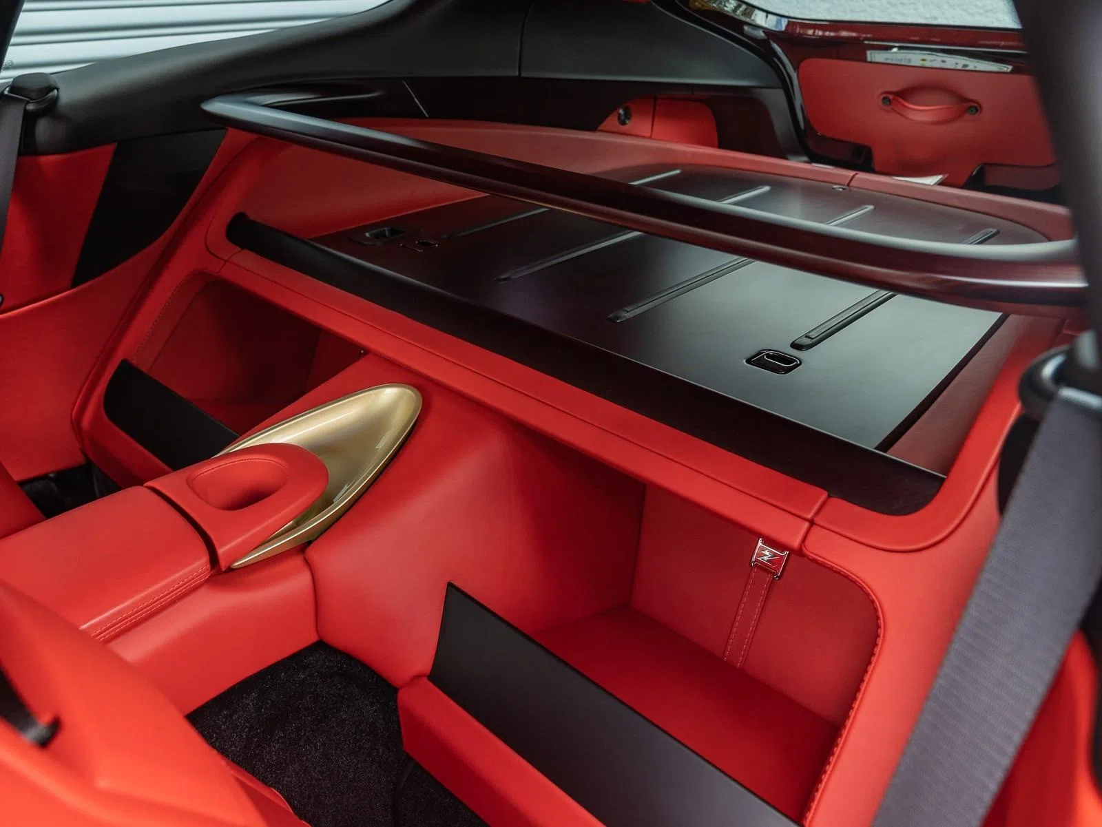 2019 Aston Martin Vanquish Zagato interior, seats, Spicy Red
