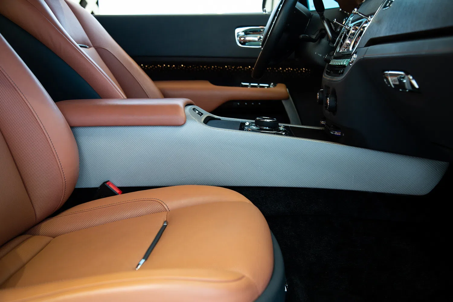 2019 Rolls-Royce Wraith Luminary Edition interior, seats, Tan, Full leather