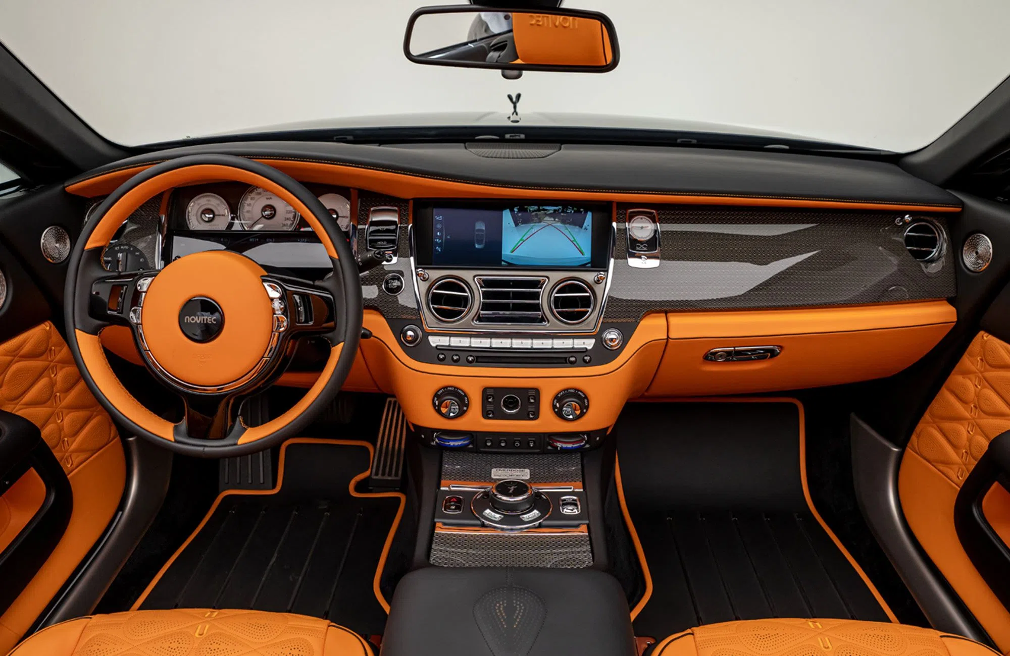 2021 Rolls-Royce Dawn Black Badge NOVITEC Limited Edition interior, dashboard