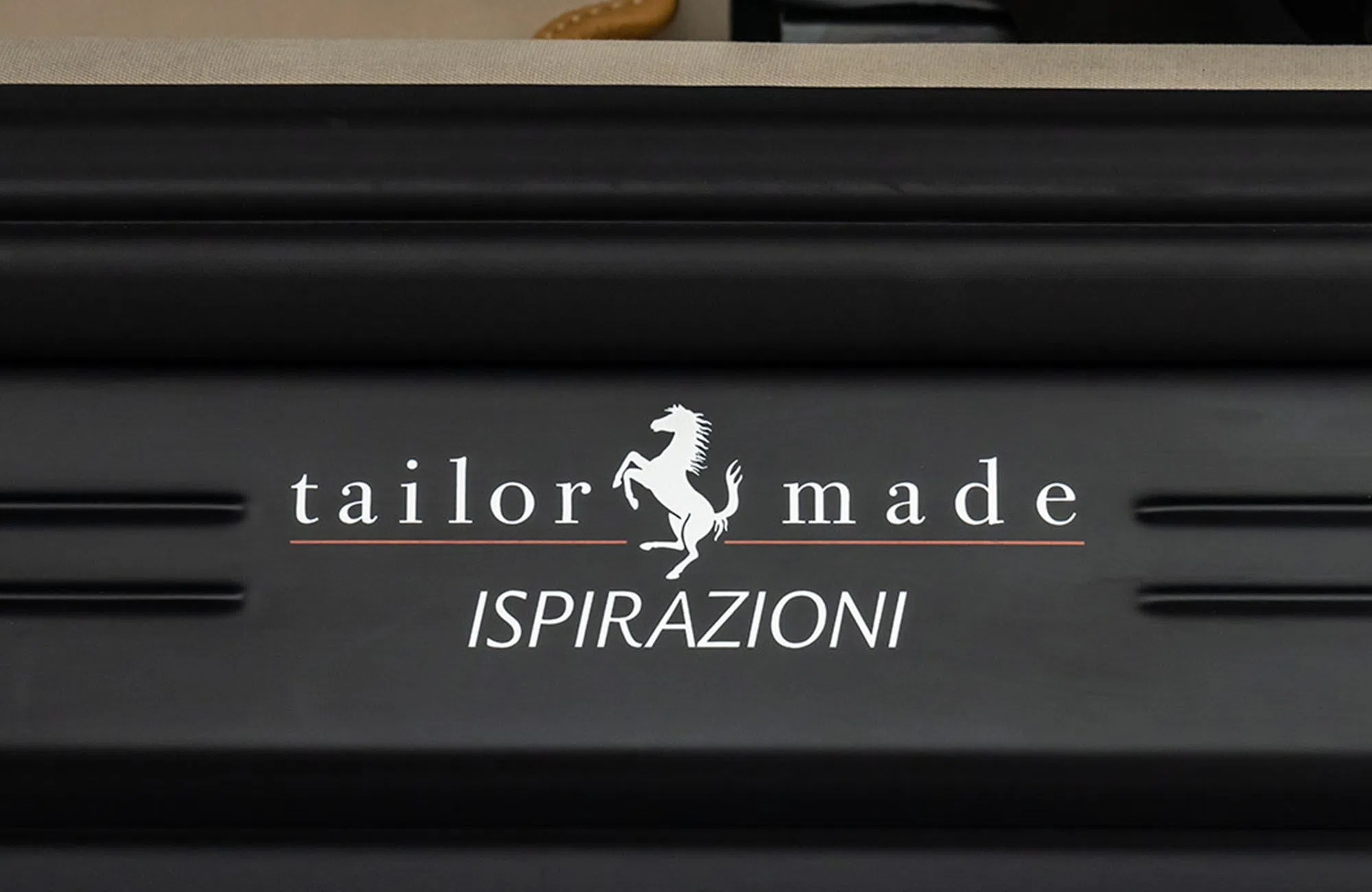 2022 Ferrari 812 GTS Tailor Made Ispirazioni interior, door sill