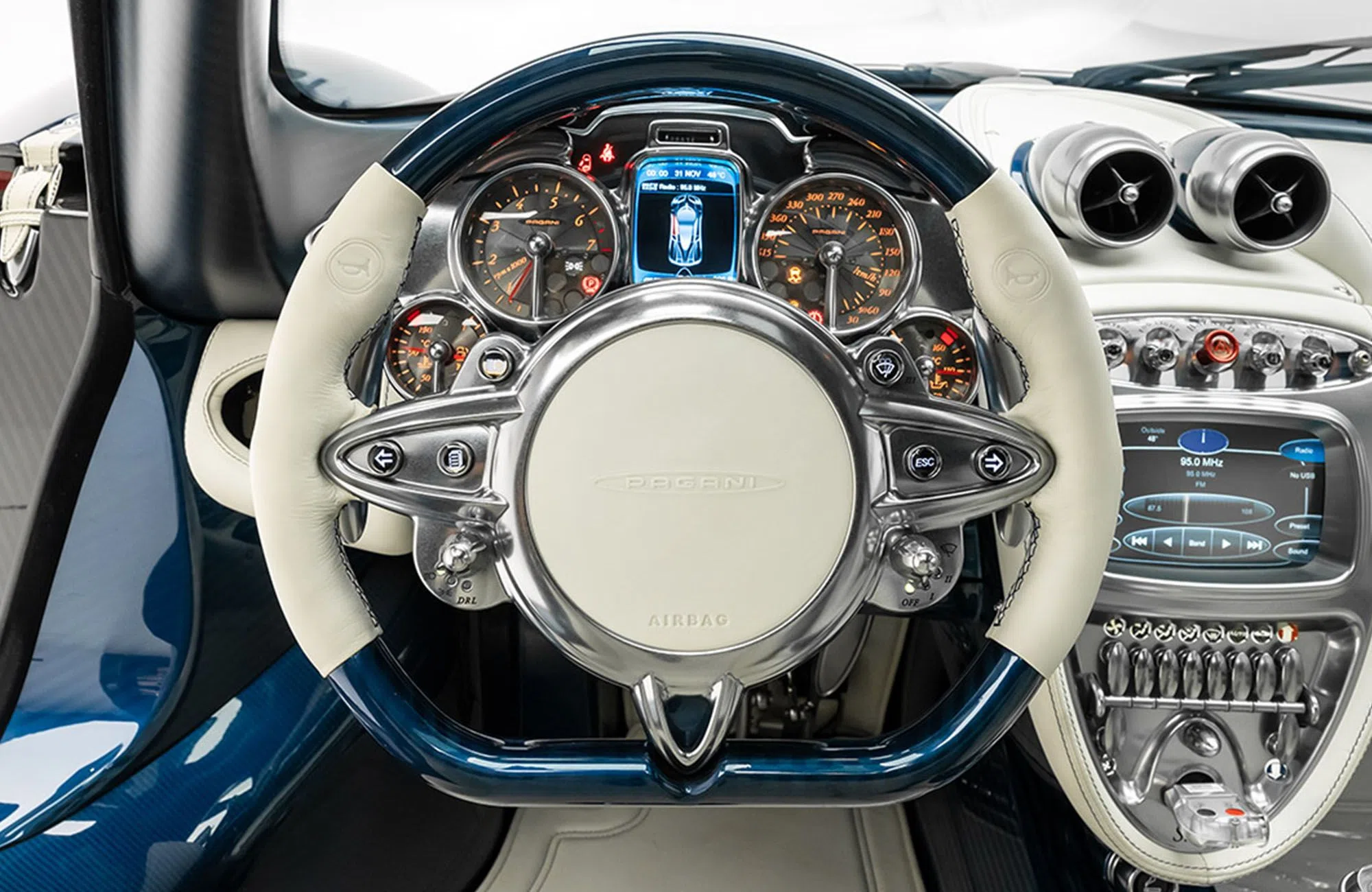 2014 Pagani Huayra interior