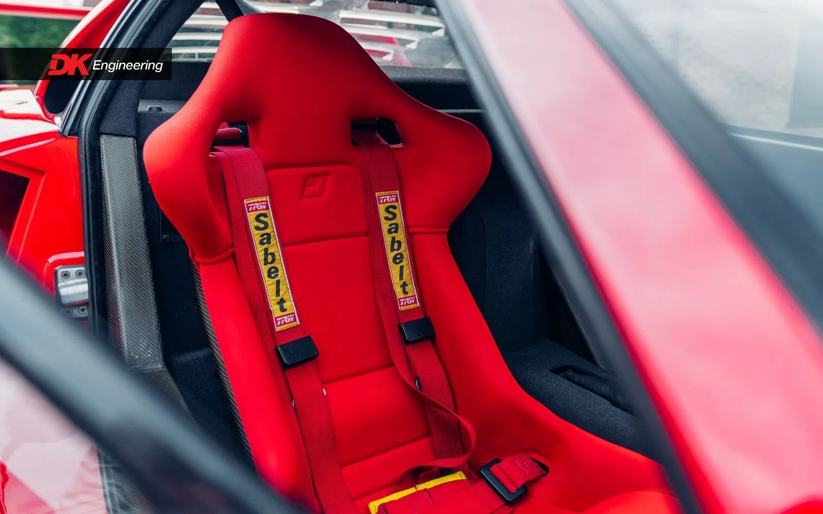 1988 Ferrari F40 interior, seats