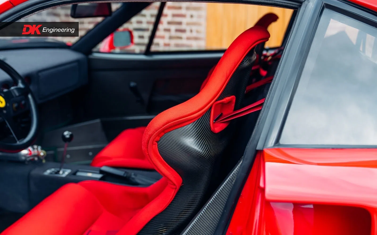 1988 Ferrari F40 interior, seats