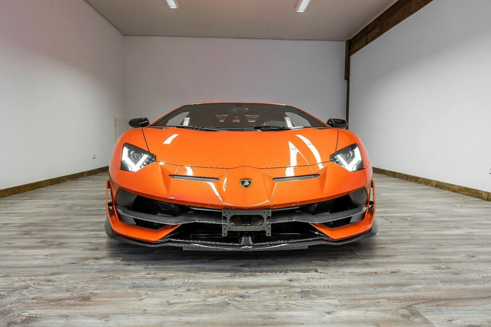2019 Lamborghini Aventador SVJ for sale, exterior, Orange Metallic