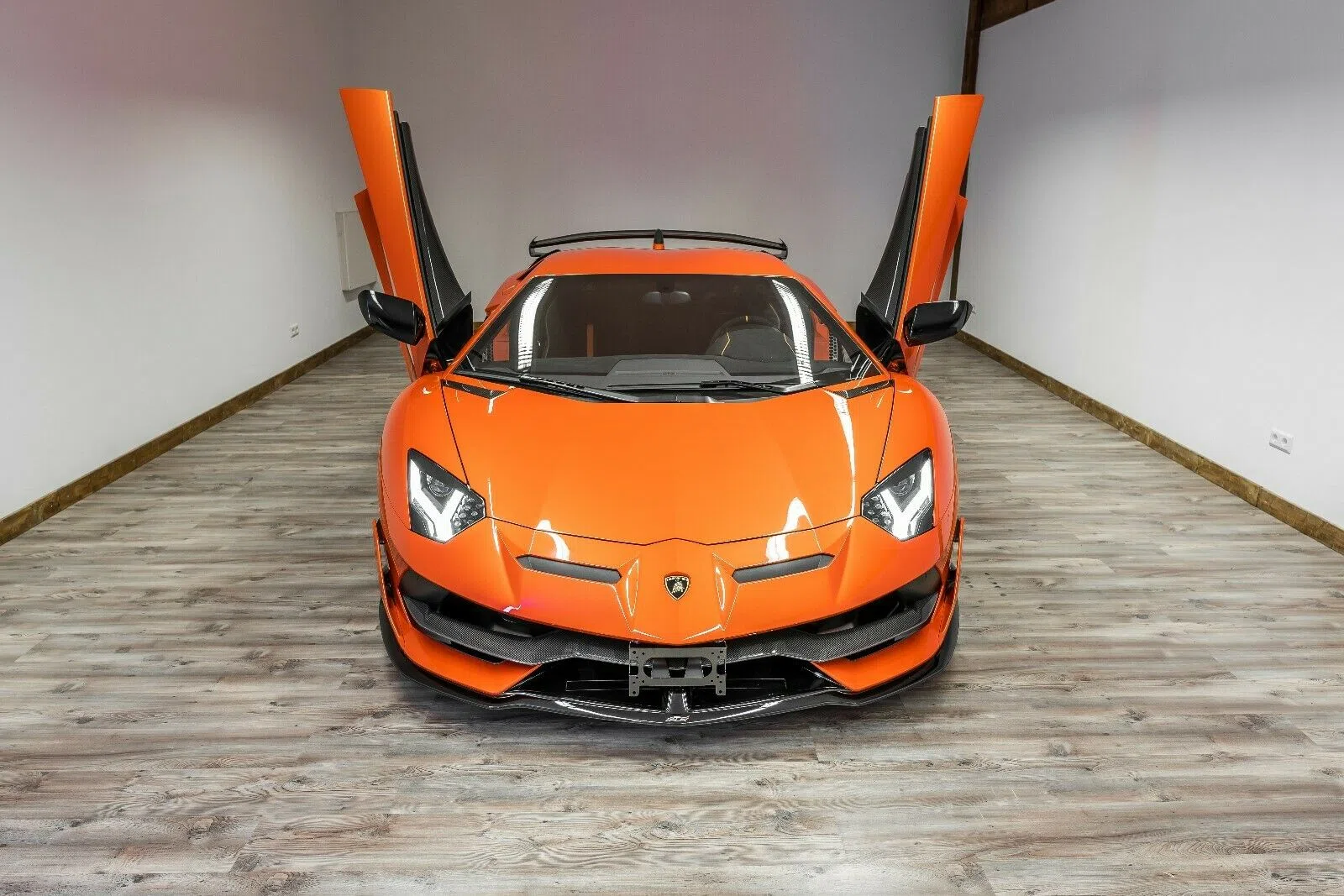 2019 Lamborghini Aventador SVJ for sale, exterior, Orange Metallic