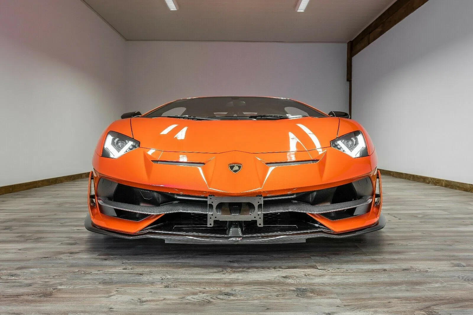 2019 Lamborghini Aventador SVJ for sale, exterior, Orange Metallic