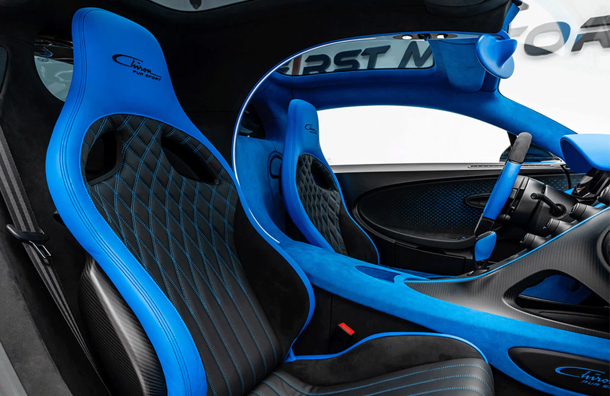 2021 Bugatti Chiron Pur Sport interior, seats