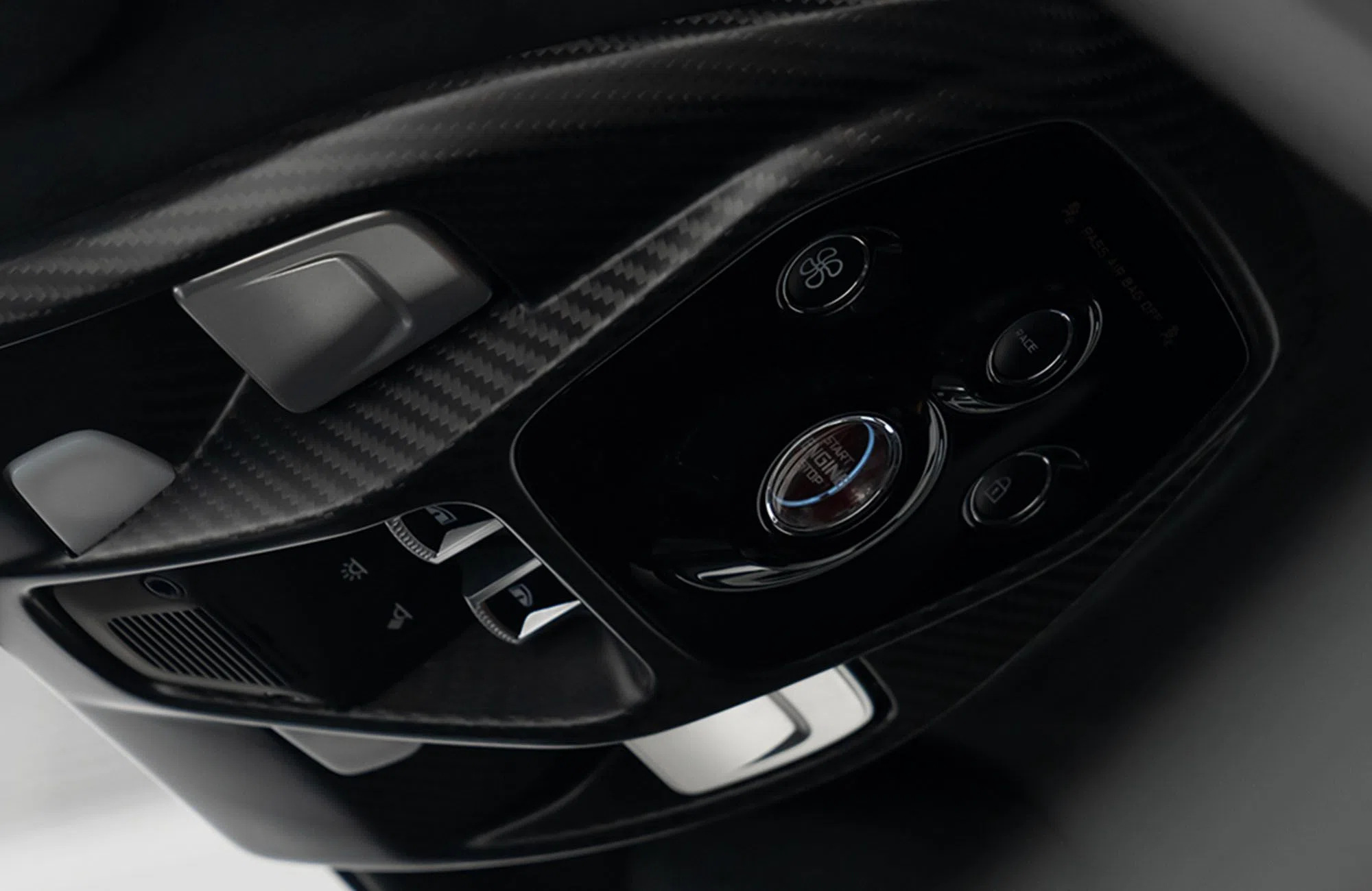 2019 McLaren Senna interior, center console