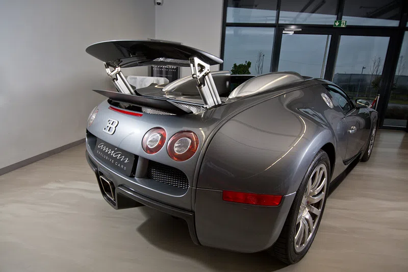 2008 Bugatti Veyron 16.4, rear three-quarter view