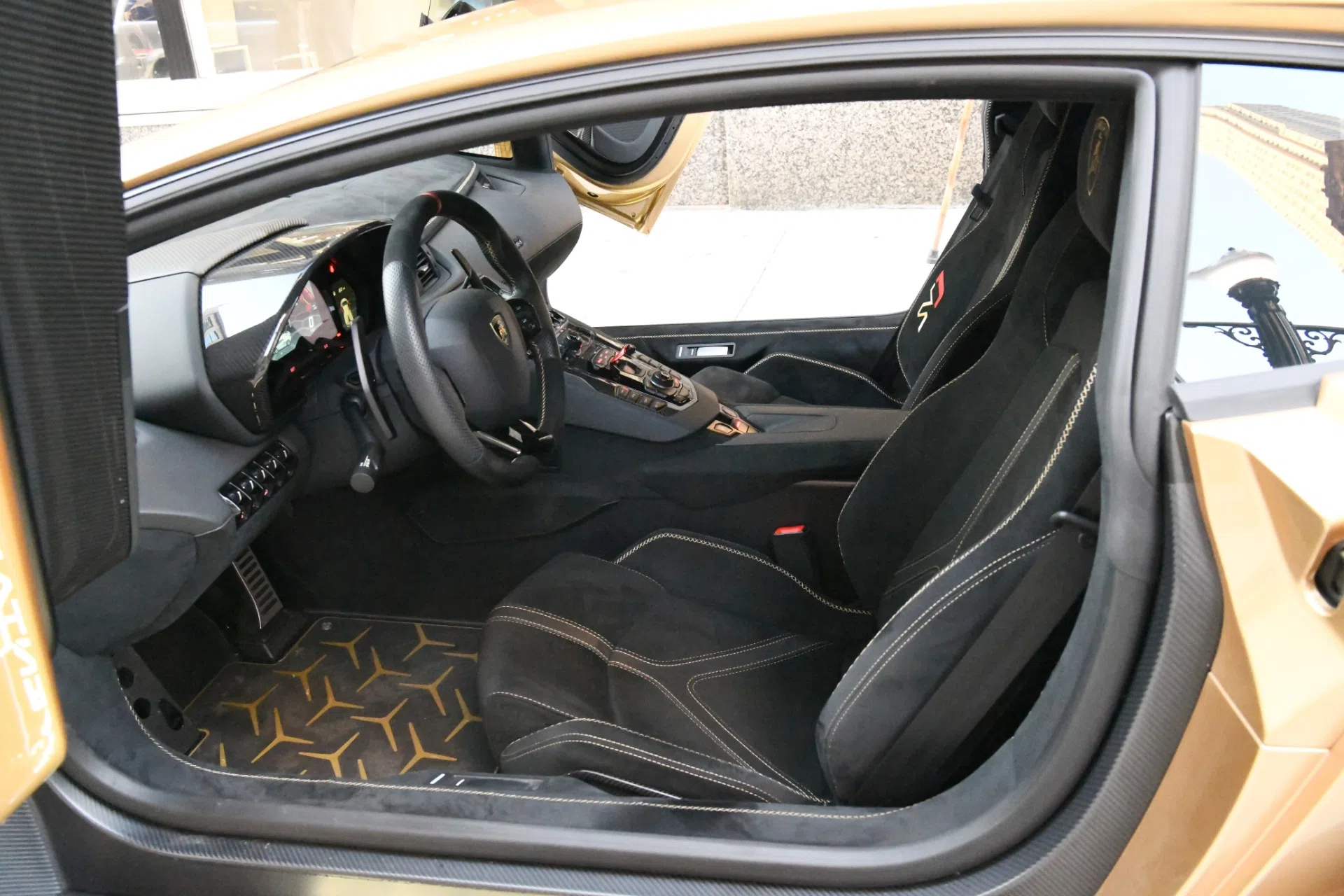 2019 Lamborghini Aventador SVJ interior, seats