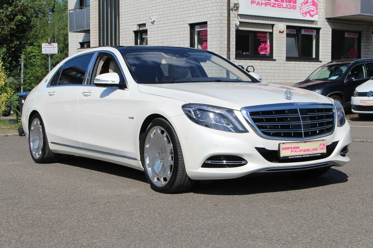 2014 Mercedes-Maybach S 600 for sale, exterior, White