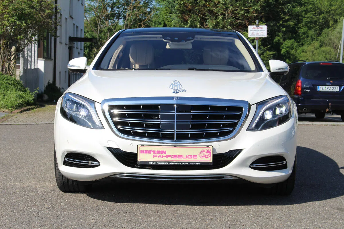 2014 Mercedes-Maybach S 600 for sale, exterior, White