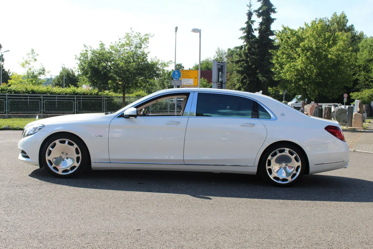 2014 Mercedes-Maybach S 600 for sale, exterior, White