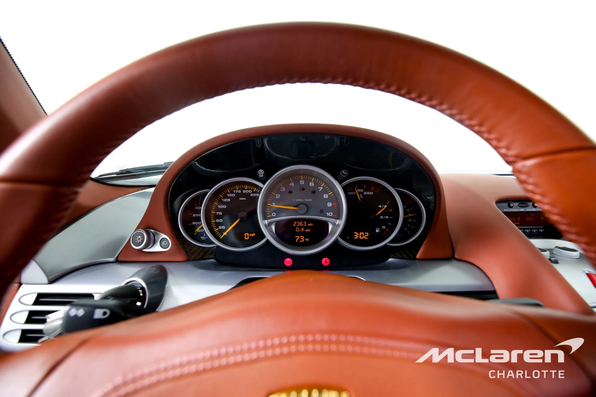 2004 Porsche CARRERA GT interior, Terracotta