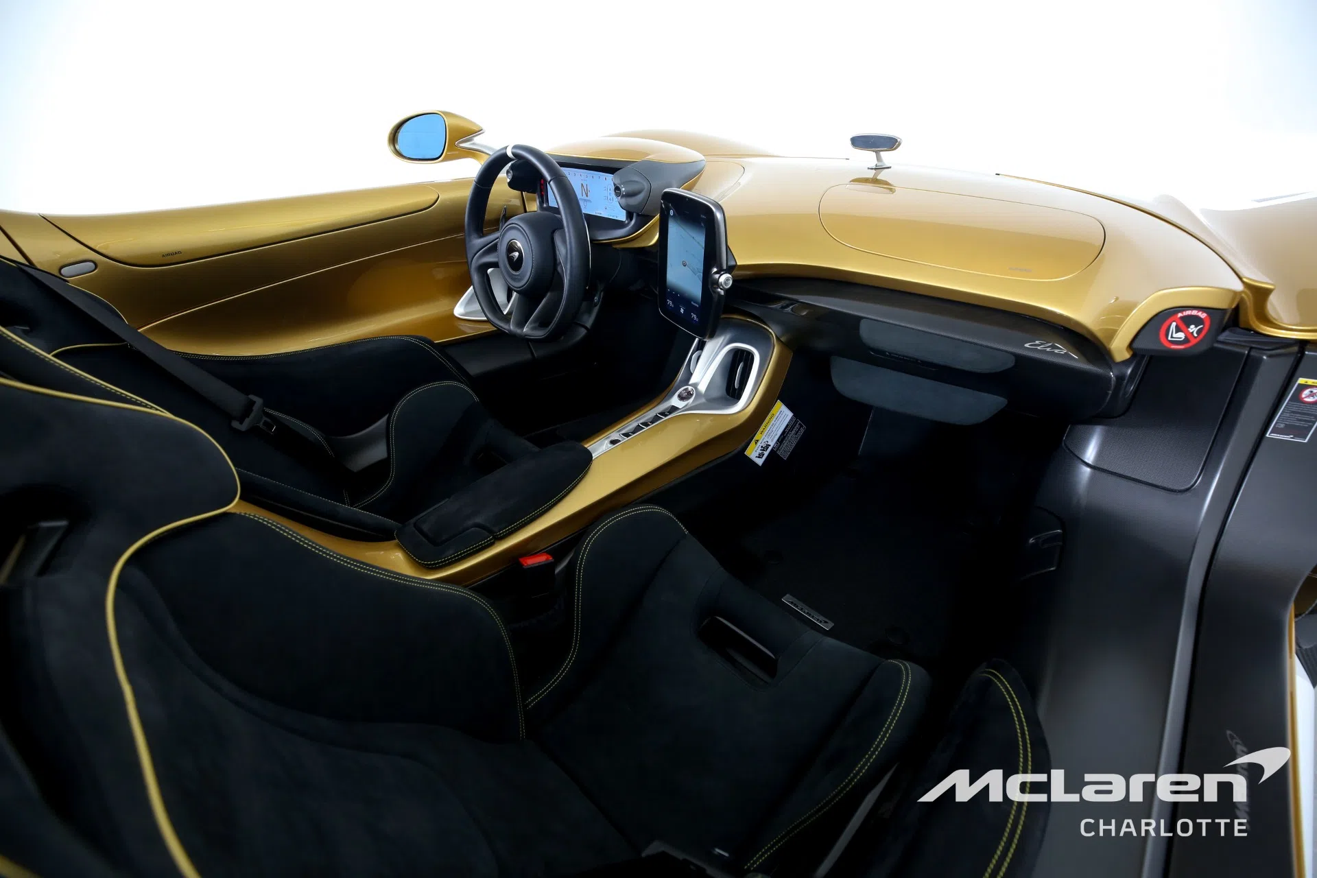 2021 McLaren Elva XP2 interior, Raven