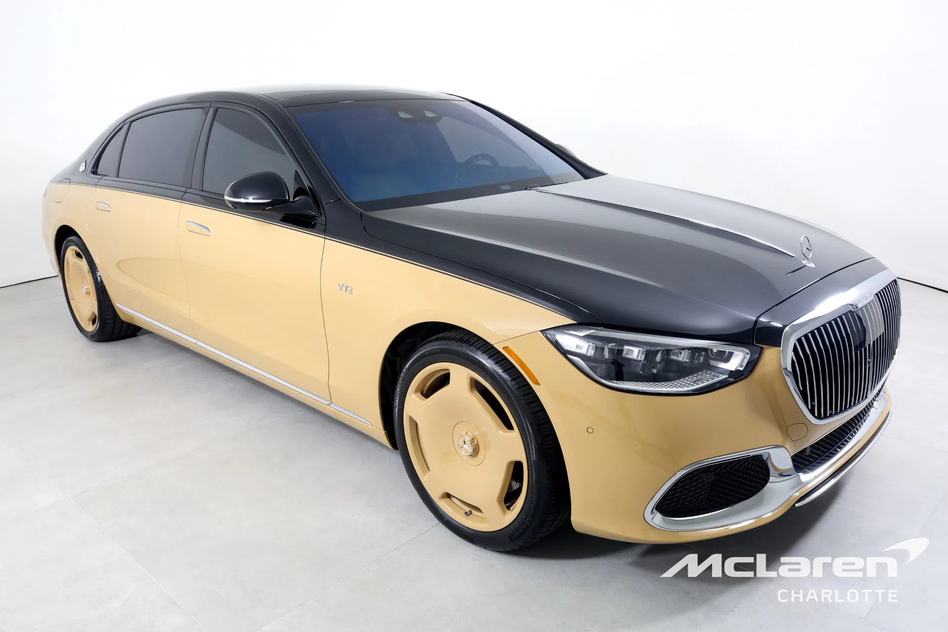 2023 Mercedes-Maybach S 680 4MATIC Virgil Abloh for sale, exterior, Colorado Beige/Obsidian Black