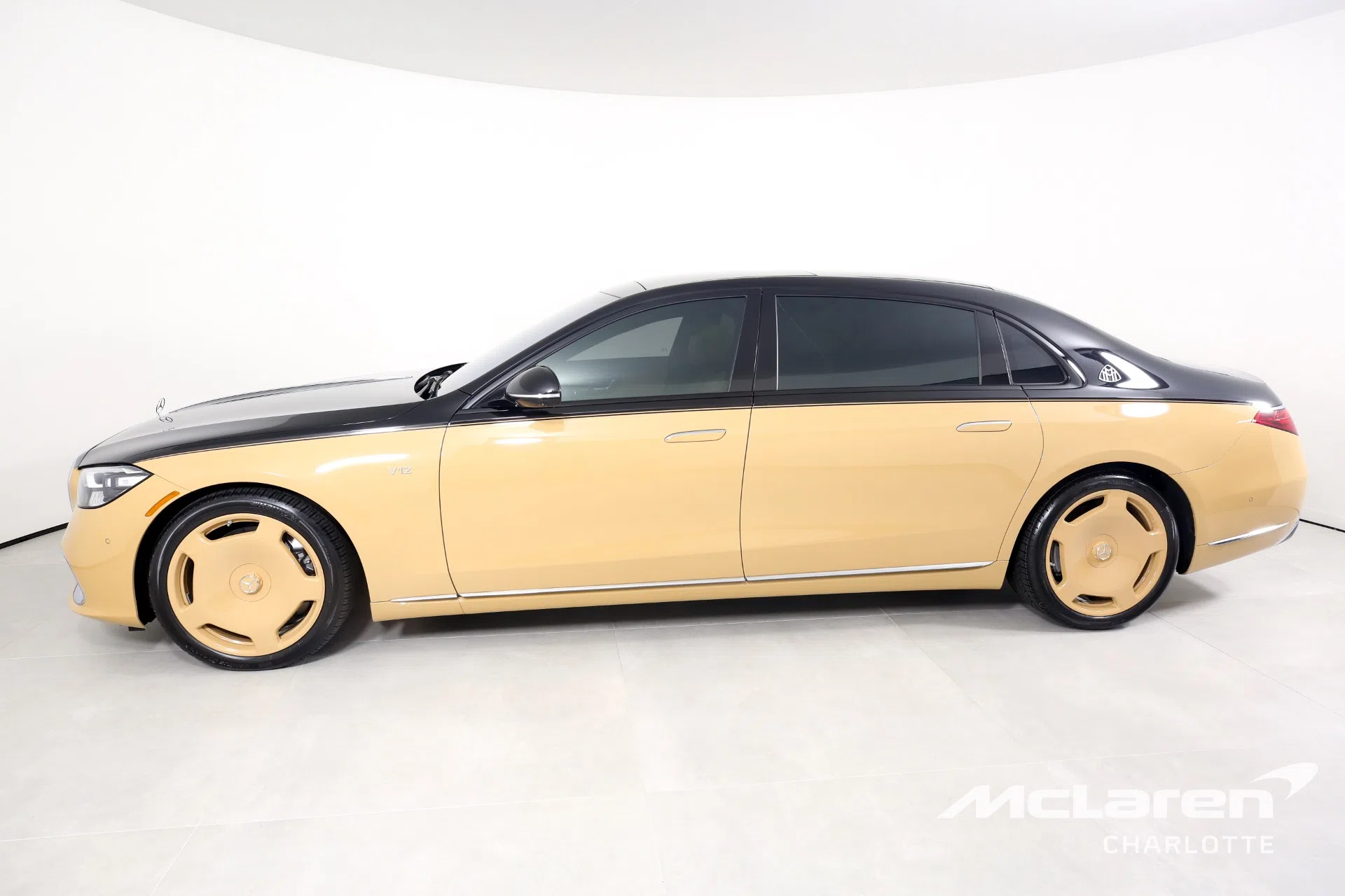 2023 Mercedes-Maybach S 680 4MATIC Virgil Abloh for sale, exterior, Colorado Beige/Obsidian Black