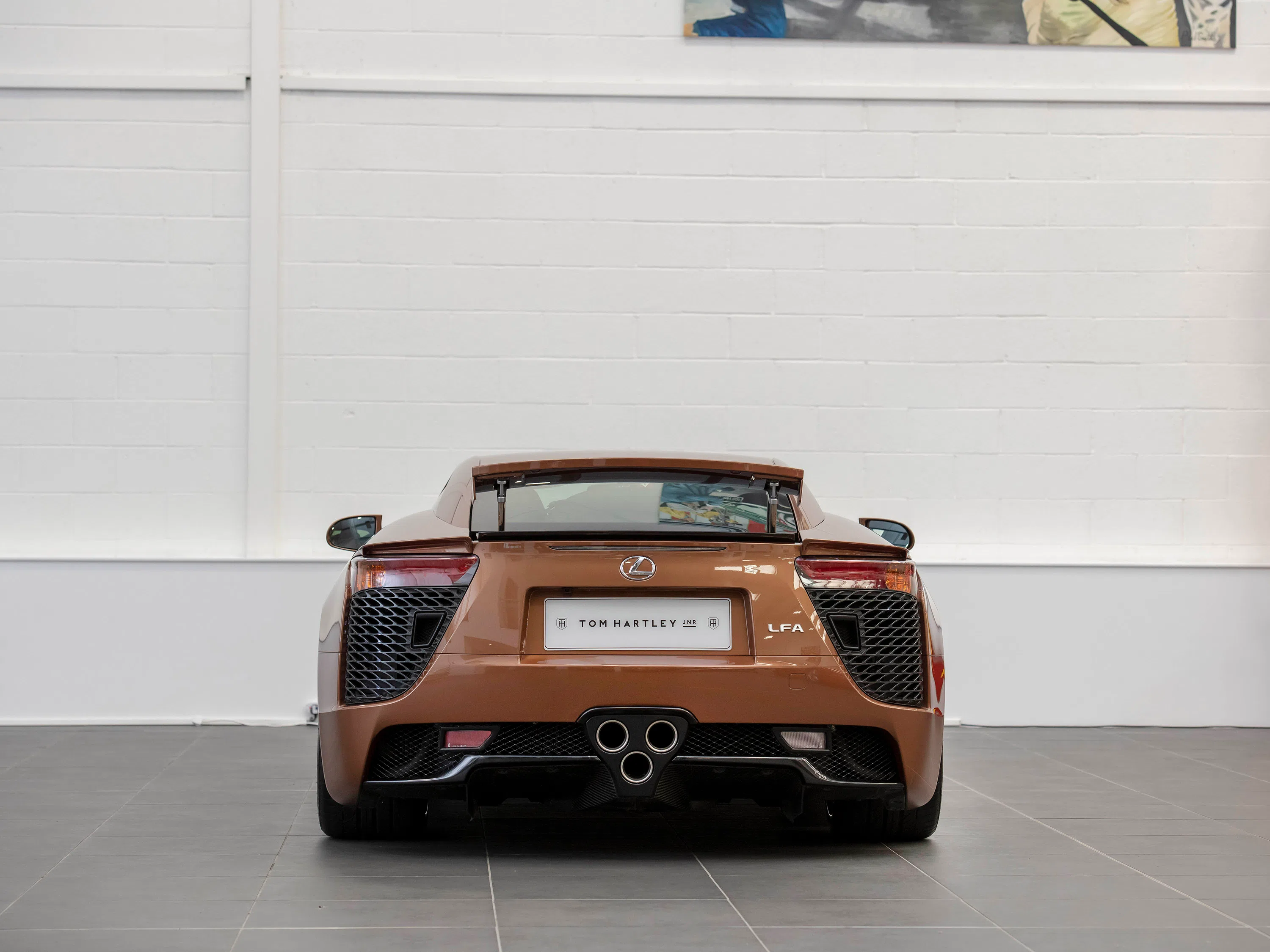 2012 LEXUS LFA, rear three-quarter view