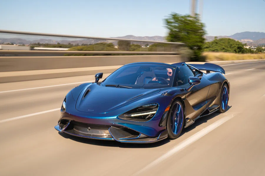 2022 McLaren 765LT for sale, exterior, Laguna Colorstream Vcf