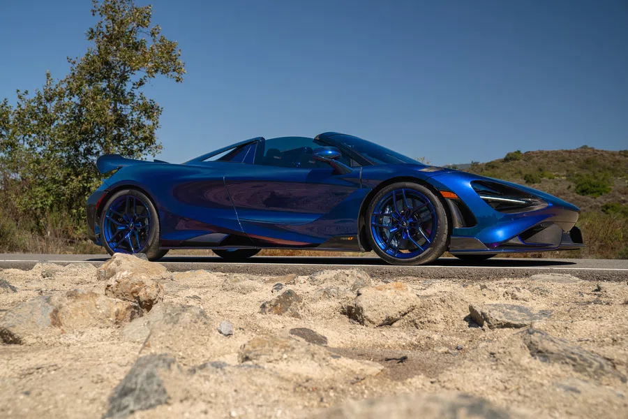 2022 McLaren 765LT for sale, exterior, Laguna Colorstream Vcf
