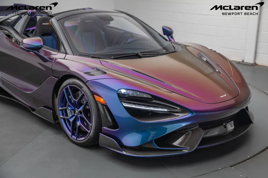 2022 McLaren 765LT for sale, exterior, Laguna Colorstream Vcf