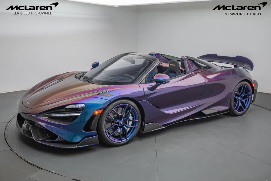 2022 McLaren 765LT for sale, exterior, Laguna Colorstream Vcf