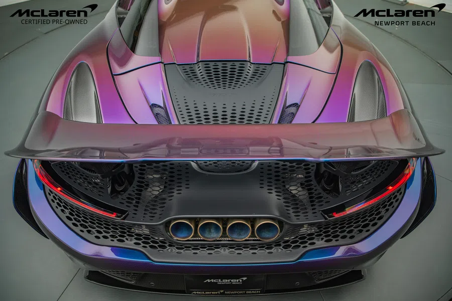 2022 McLaren 765LT for sale, exterior, Laguna Colorstream Vcf