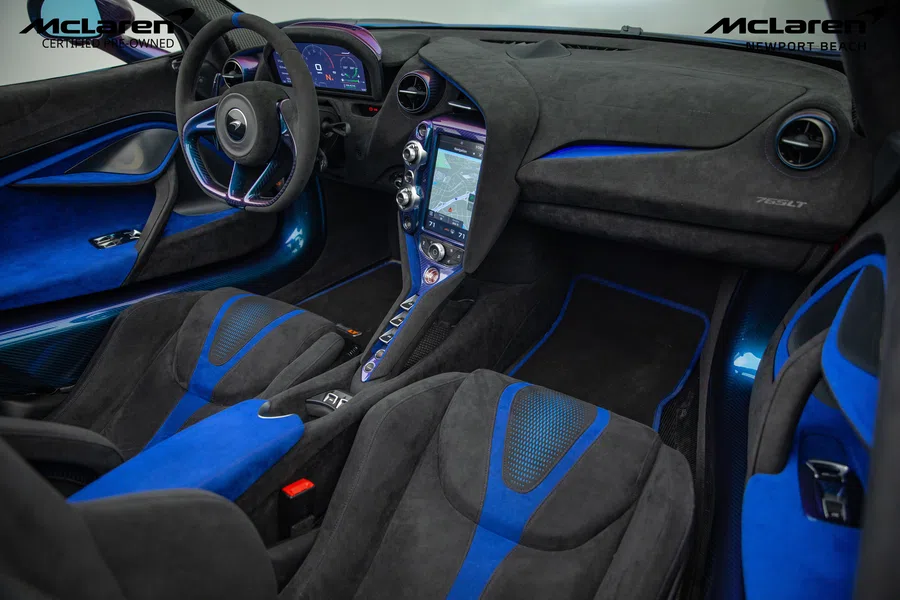 2022 McLaren 765LT interior