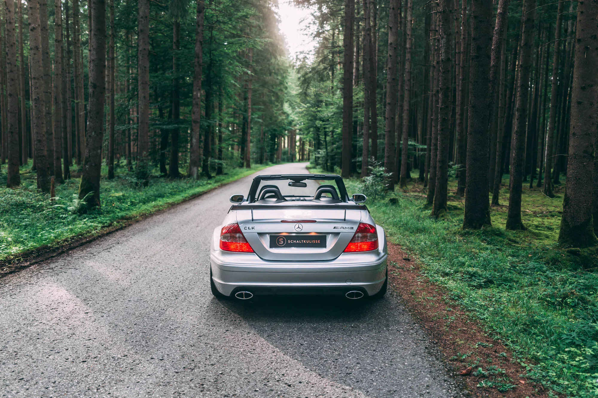 2005 Mercedes-Benz CLK DTM AMG Roadster for sale, exterior, Brilliant Silver Metallic