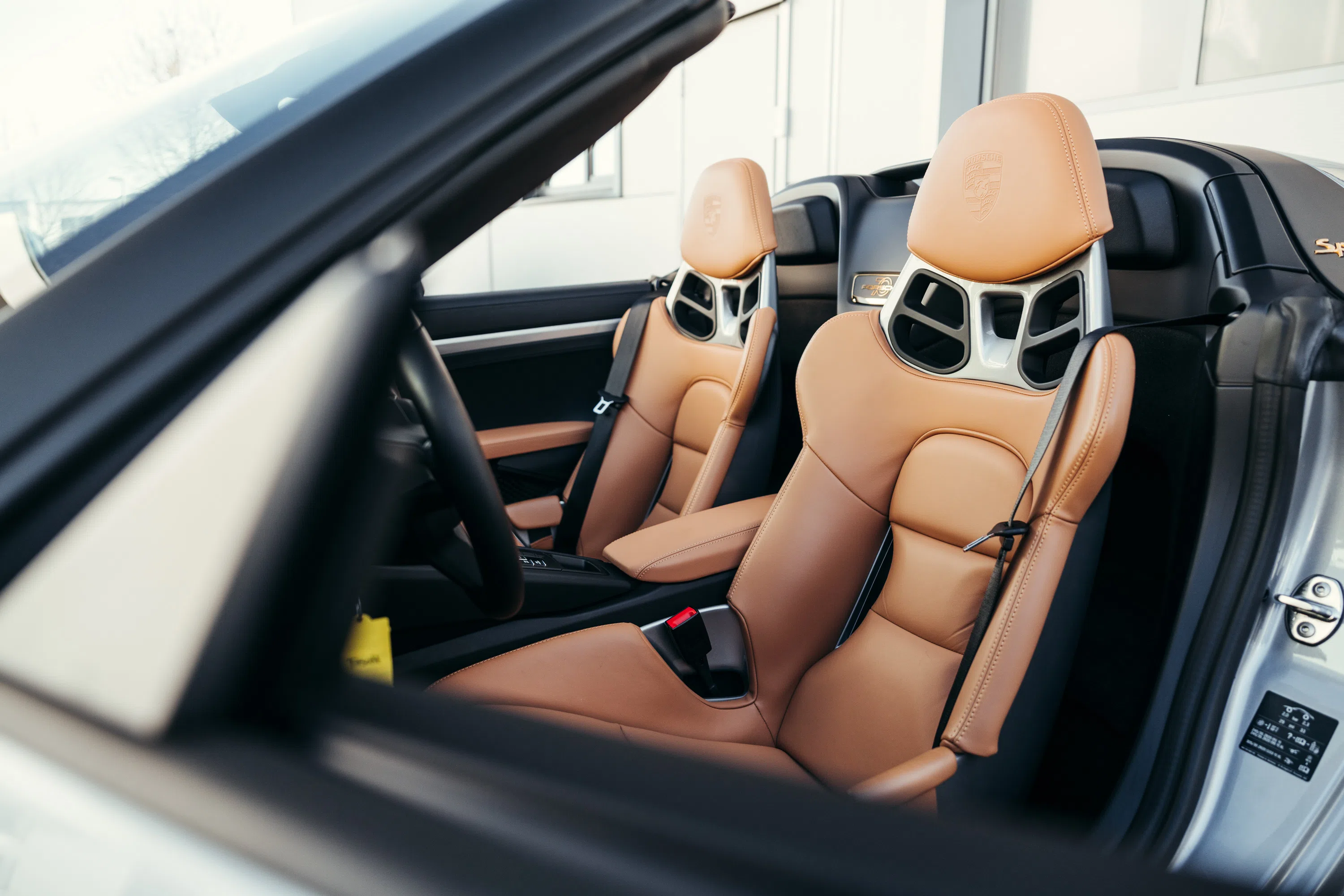 2019 Porsche 991 Speedster Heritage interior, seats