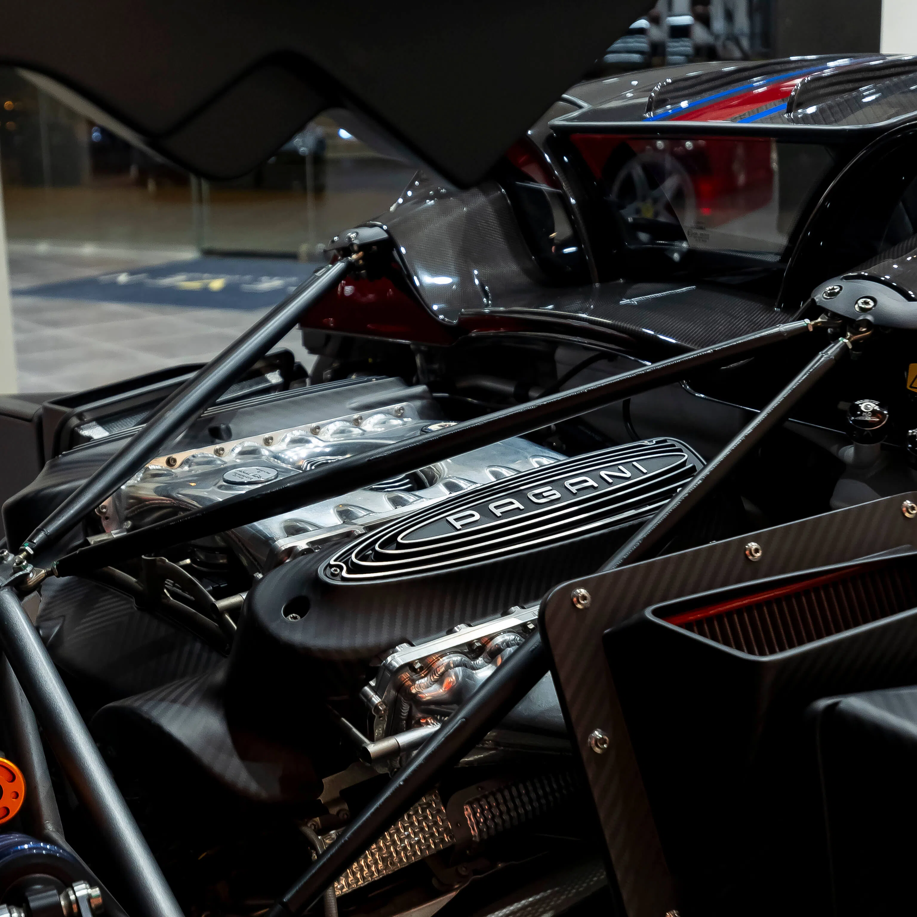 Pagani Huayra Roadster BC engine