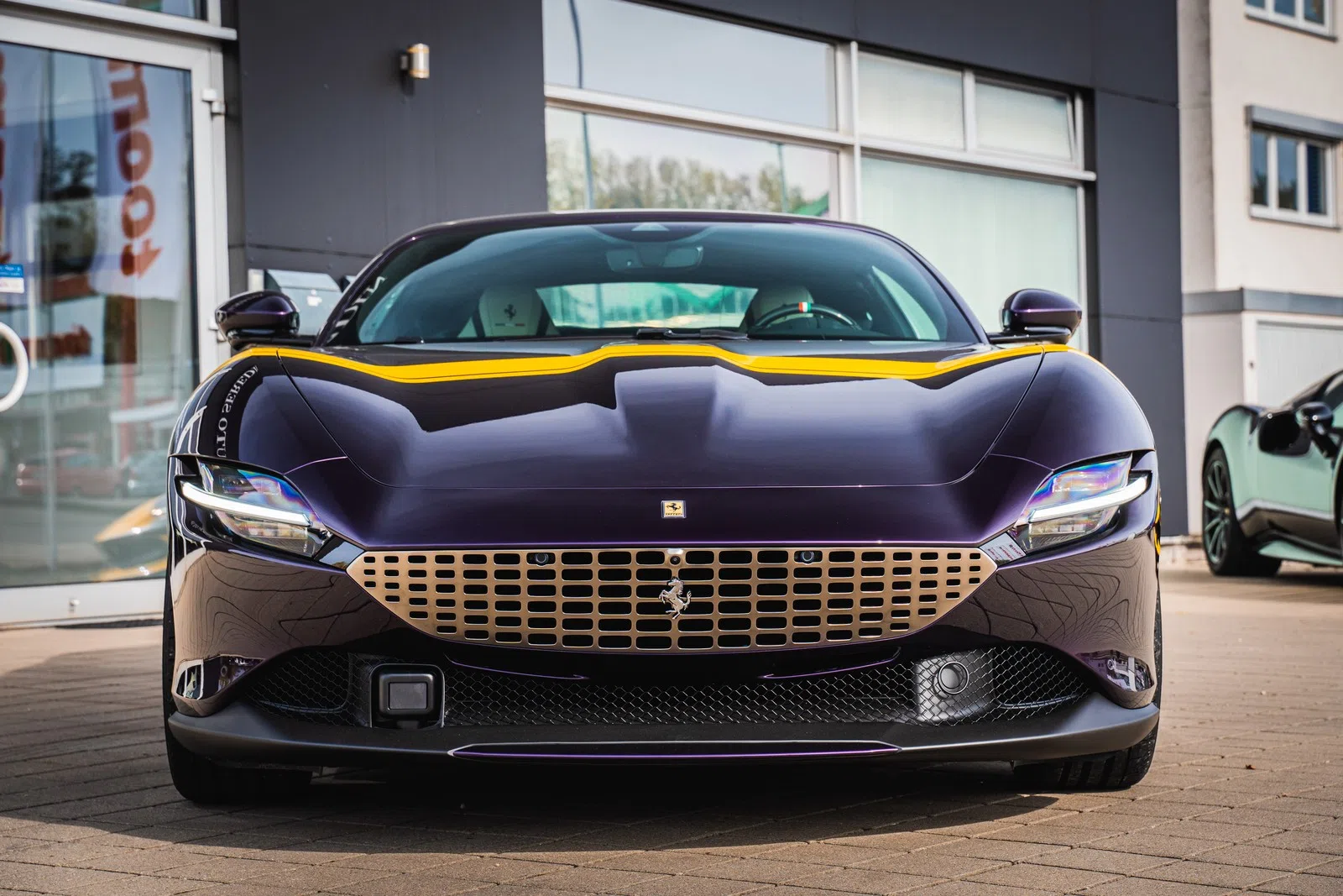 2023 Ferrari Roma for sale, exterior, Viola Hong Kong metallic