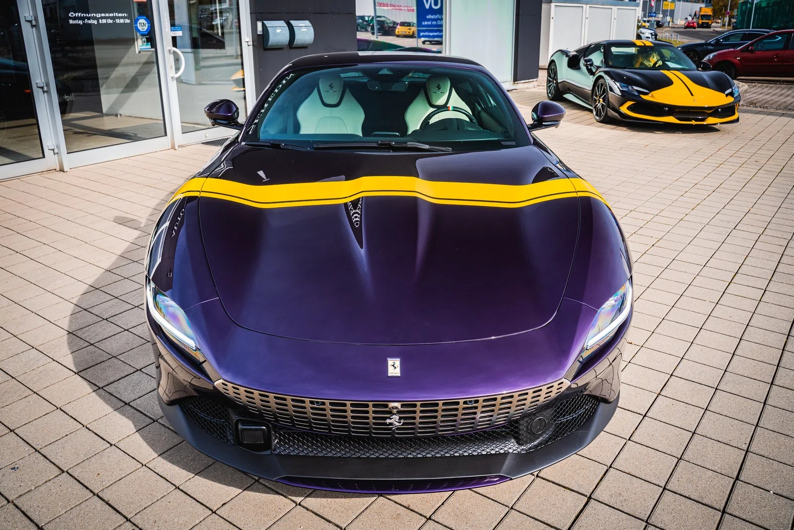2023 Ferrari Roma for sale, exterior, Viola Hong Kong metallic