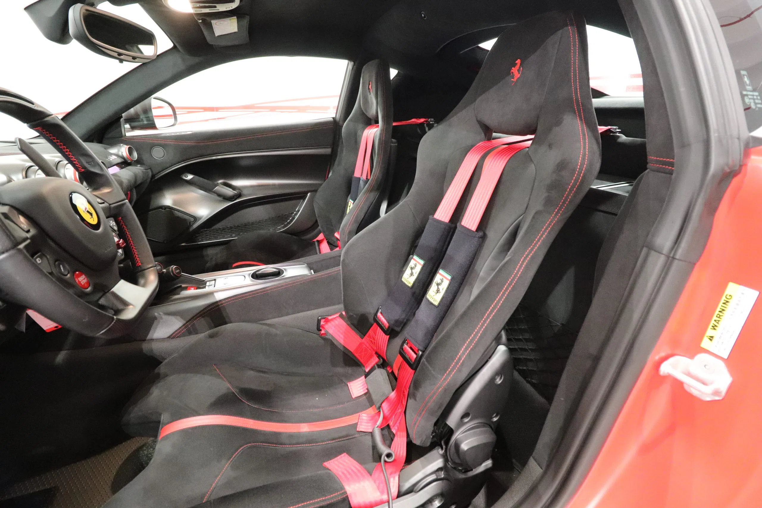 2017 Ferrari F12tdf interior, seats