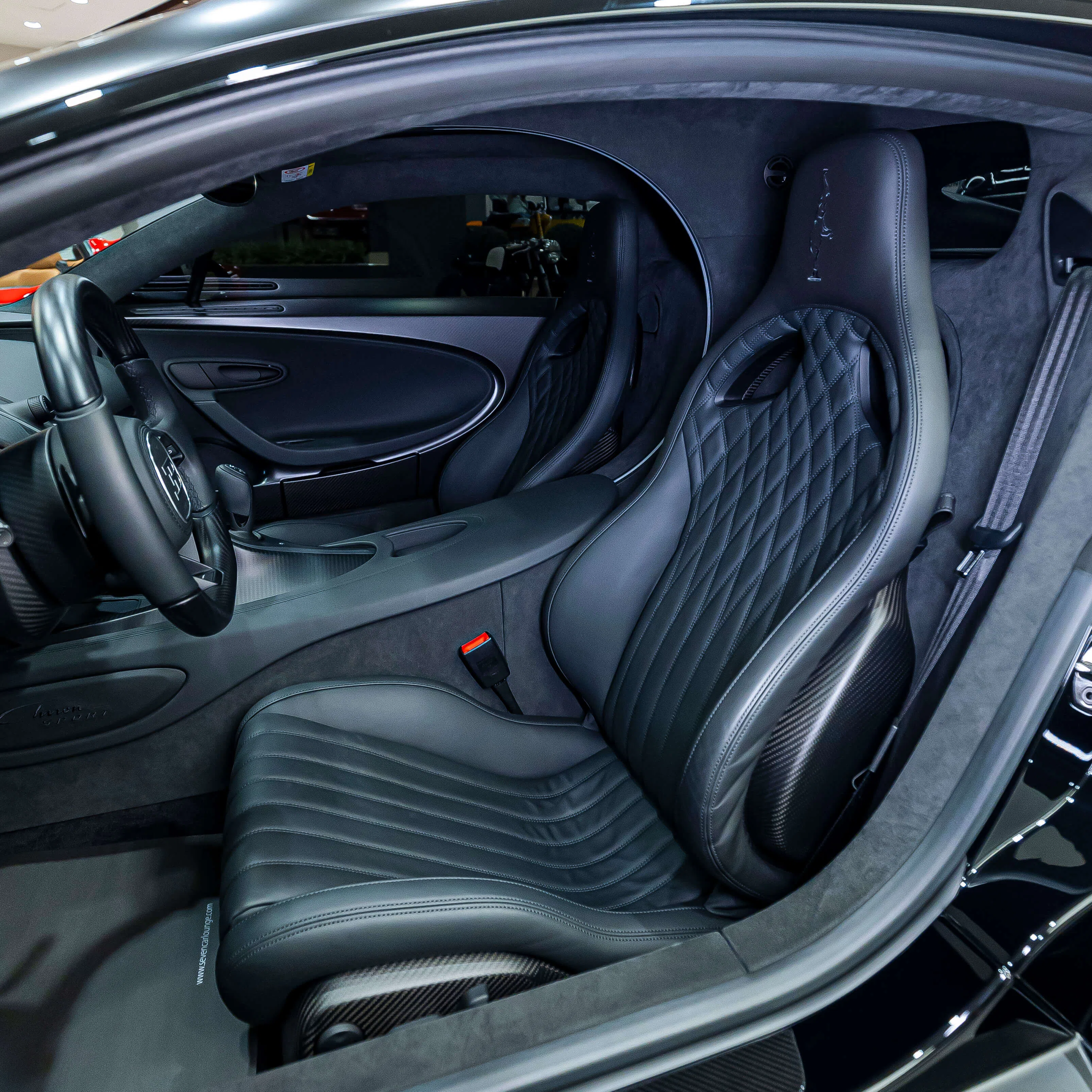2023 Bugatti Chiron Sport interior, seats